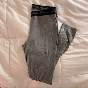 Eddie Bauer Gray First Ascent Midweight Baselayer Pant